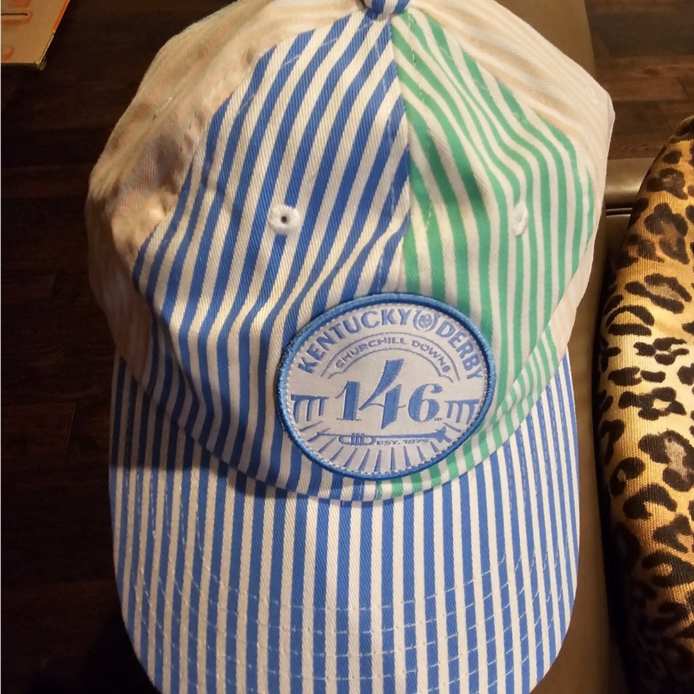 Kentucky Derby Striped Cap Vineyard Vines